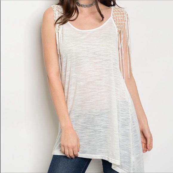 ✨Ivory Goddess Blouse✨ - Picture 2 of 4